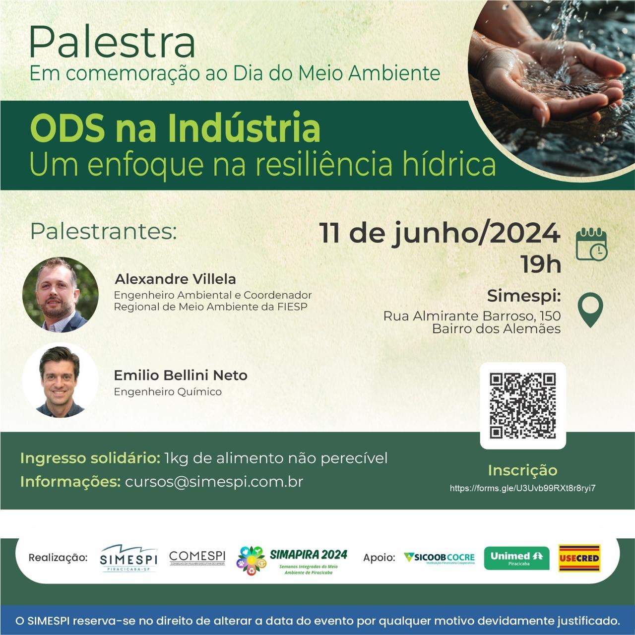 Simespi é um dos realizadores da Simapira, que acontece de 3 a 29/06